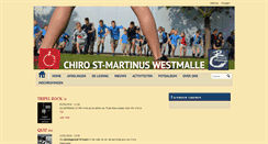 Desktop Screenshot of chirowestmalle.be